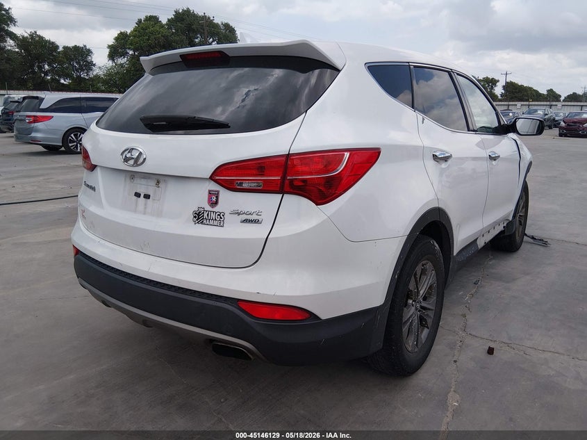 2014 Hyundai Santa fe VIN 5XYZTDLB1EG202446 IAAI salvage auction — FRONT END, Salvage (Texas), sold $525 on 2026-07-14 (photo 4)