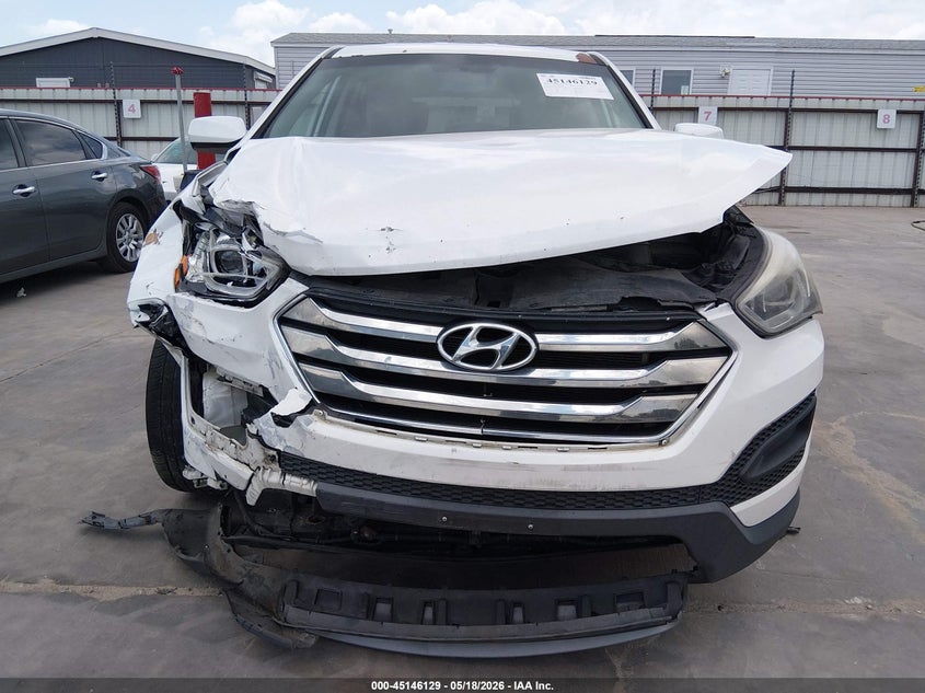 2014 Hyundai Santa fe VIN 5XYZTDLB1EG202446 IAAI salvage auction — FRONT END, Salvage (Texas), sold $525 on 2026-07-14 (photo 6)