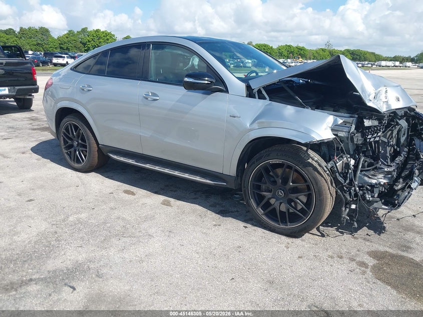 2023 Mercedes-benz Amg gle coupe VIN 4JGFD6BB7PA923382 IAAI salvage auction — RIGHT FRONT, Salvage (Arizona), sold $25,250 on 2026-07-30 (photo 1)