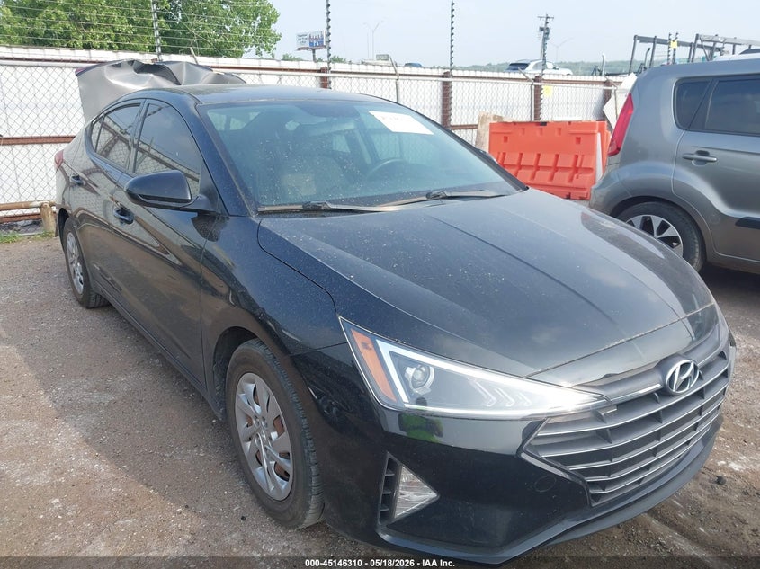 2019 Hyundai Elantra VIN KMHD74LF0KU762918 IAAI salvage auction — REAR END, Clear (Oklahoma), sold $2,200 on 2026-07-15 (photo 1)