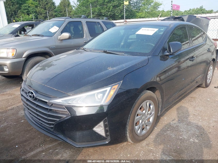 2019 Hyundai Elantra VIN KMHD74LF0KU762918 IAAI salvage auction — REAR END, Clear (Oklahoma), sold $2,200 on 2026-07-15 (photo 2)