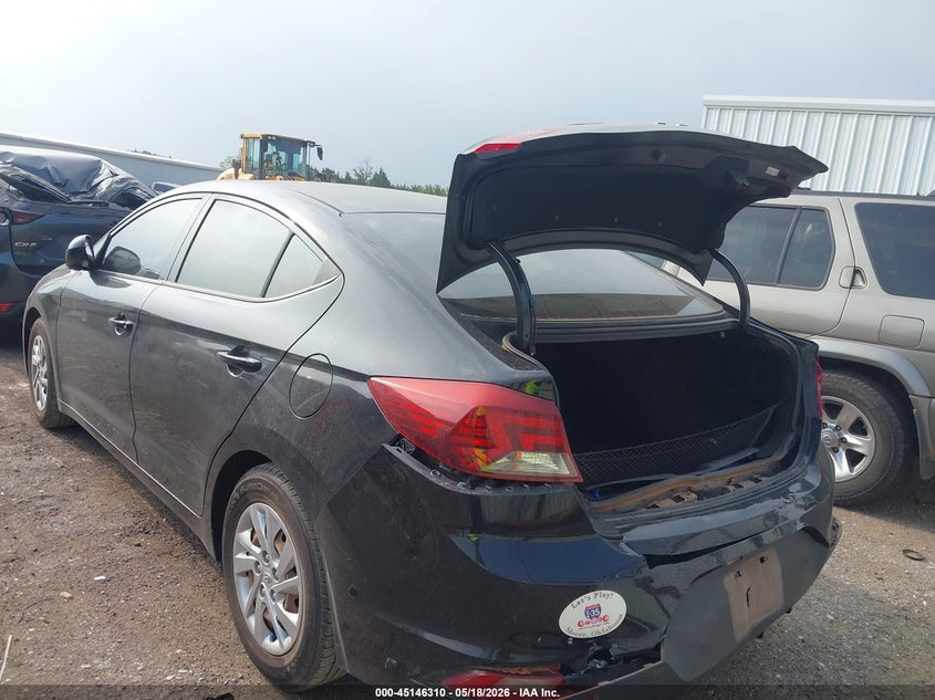 2019 Hyundai Elantra VIN KMHD74LF0KU762918 IAAI salvage auction — REAR END, Clear (Oklahoma), sold $2,200 on 2026-07-15 (photo 3)