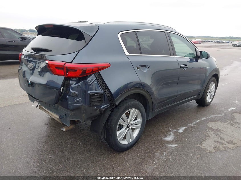 2017 Kia Sportage VIN KNDPMCACXH7240009 IAAI salvage auction — REAR END, Certificate Of Title (Nebraska), sold $3,400 on 2026-07-30 (photo 4)