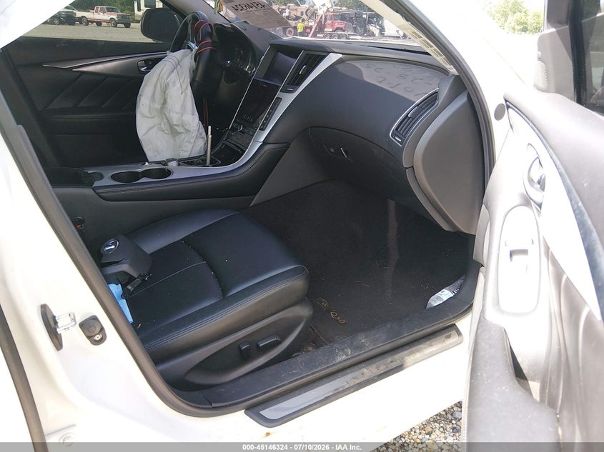 2020 Infiniti Q50 VIN JN1EV7AP4LM206692 IAAI salvage auction — FRONT END, Clear (Louisiana), sold $1,300 on 2026-07-13 (photo 5)