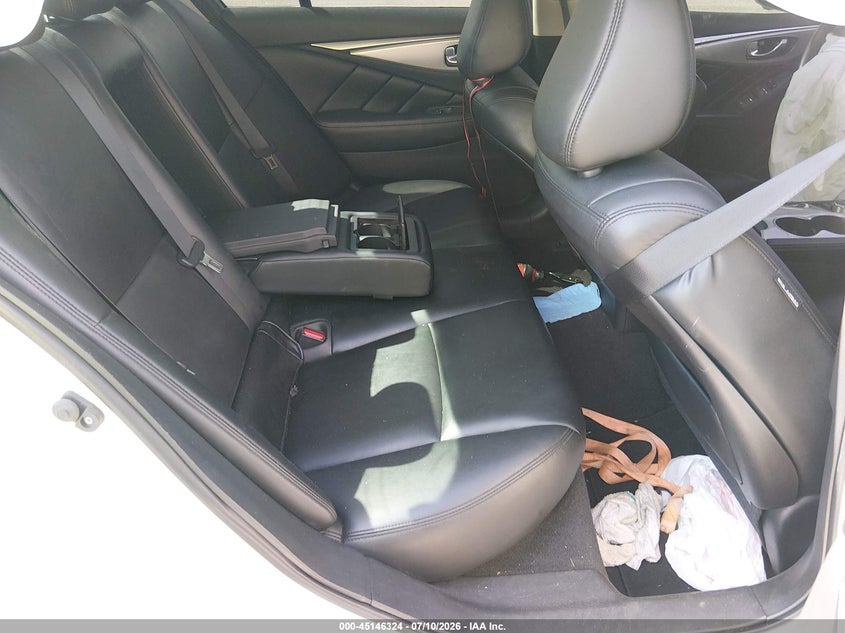 2020 Infiniti Q50 VIN JN1EV7AP4LM206692 IAAI salvage auction — FRONT END, Clear (Louisiana), sold $1,300 on 2026-07-13 (photo 8)