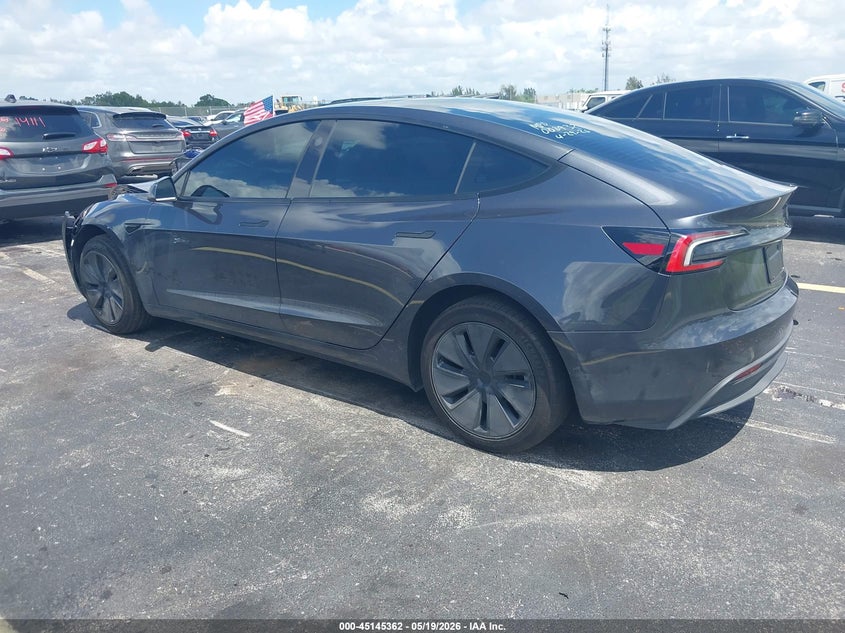2025 Tesla Model 3 VIN 5YJ3E1EA7SF008932 IAAI salvage auction — FRONT END, Rebuildable (Florida), sold $12,450 on 2026-07-16 (photo 3)