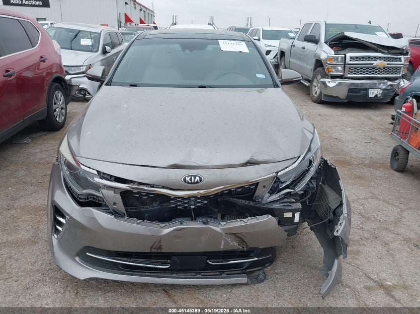 2016 Kia Optima VIN 5XXGV4L22GG050170 IAAI salvage auction — FRONT END, Salvage (Texas), sold $1,425 on 2026-07-21 (photo 6)