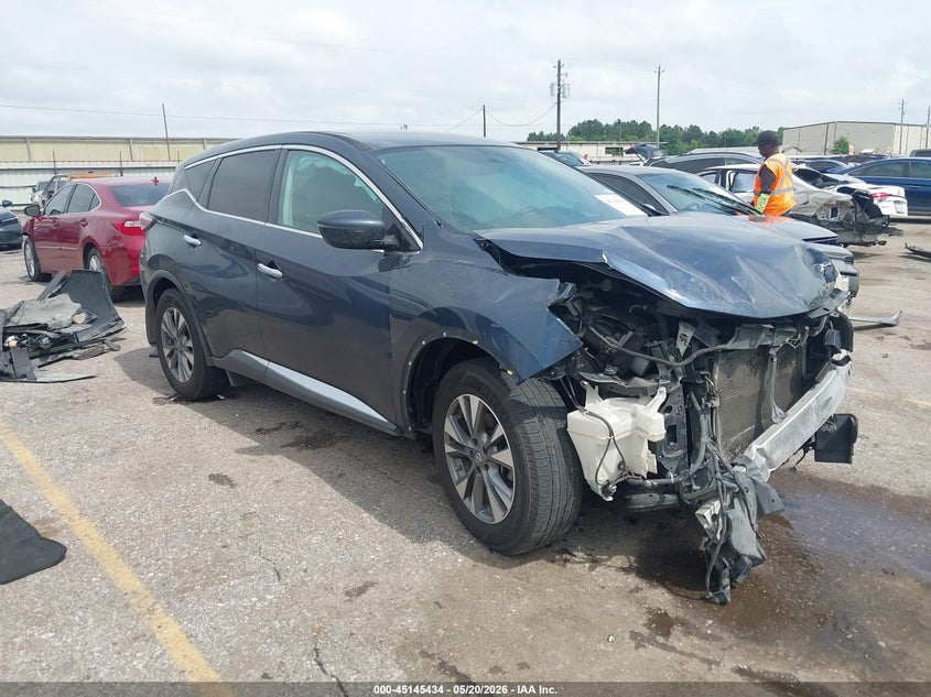 2017 Nissan Murano VIN 5N1AZ2MG1HN122356 IAAI salvage auction — FRONT END, Salvage (Texas), sold $575 on 2026-07-09 (photo 1)