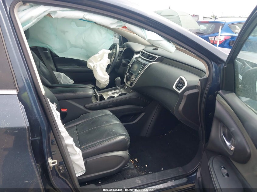 2017 Nissan Murano VIN 5N1AZ2MG1HN122356 IAAI salvage auction — FRONT END, Salvage (Texas), sold $575 on 2026-07-09 (photo 5)