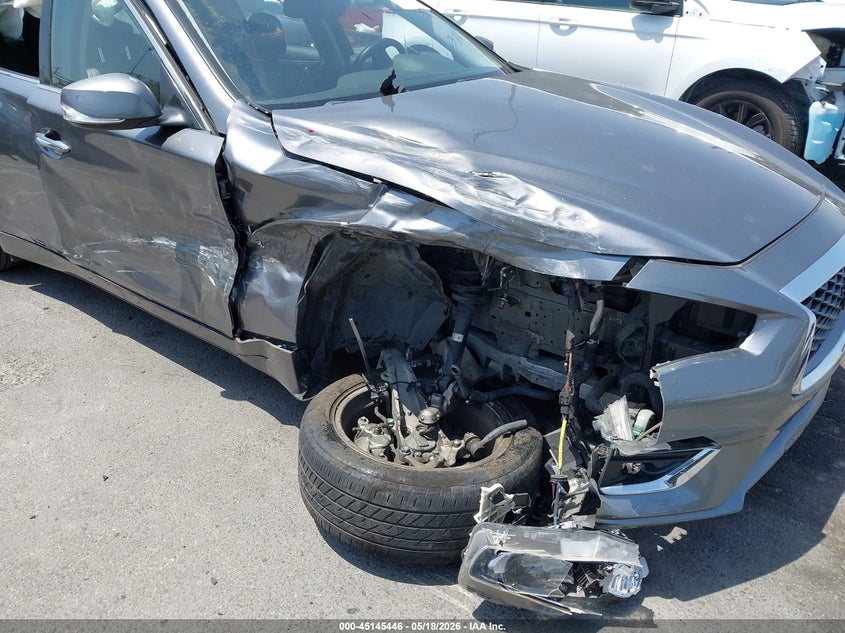 2018 Infiniti Q50 VIN JN1EV7APXJM352205 IAAI salvage auction — RIGHT SIDE, Salvage (California), sold $475 on 2026-07-09 (photo 6)