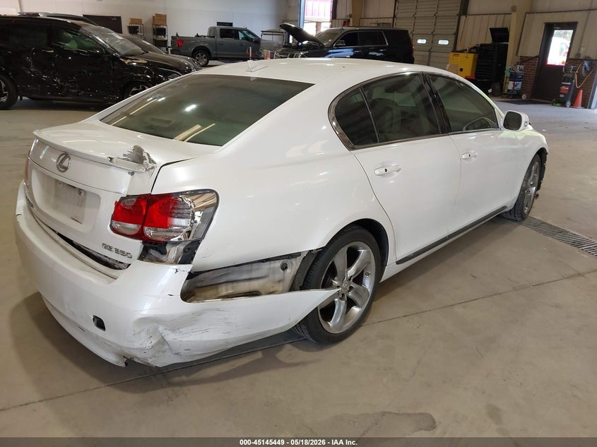 2008 Lexus Gs VIN JTHBE96S380038114 IAAI salvage auction — RIGHT REAR, Salvage (North Carolina), sold $600 on 2026-07-09 (photo 4)