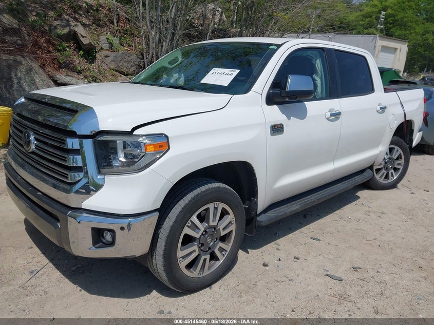 2020 Toyota Tundra VIN 5TFAY5F19LX906914 IAAI salvage auction — SIDE, Salvage (Massachusetts), sold $12,600 on 2026-07-25 (photo 2)