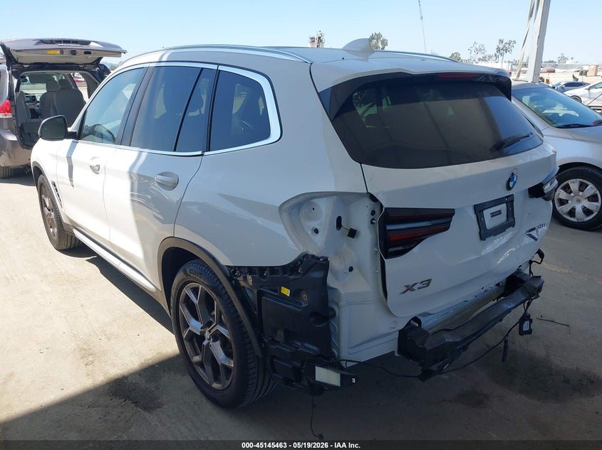 2024 BMW X3 VIN WBX57DP04RN276070 IAAI salvage auction — REAR END, Salvage (California), sold $23,800 on 2026-07-09 (photo 3)