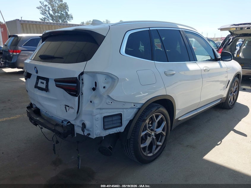 2024 BMW X3 VIN WBX57DP04RN276070 IAAI salvage auction — REAR END, Salvage (California), sold $23,800 on 2026-07-09 (photo 4)