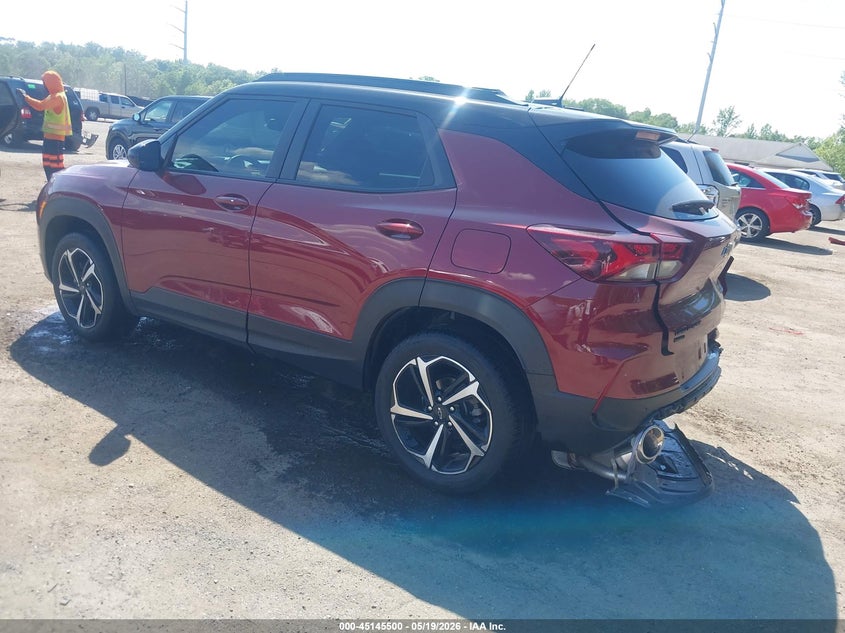 2023 Chevrolet Trailblazer VIN KL79MUSL9PB050885 IAAI salvage auction — REAR END, Salvage - 75% Or Less (Maryland), sold $9,650 on 2026-07-08 (photo 3)
