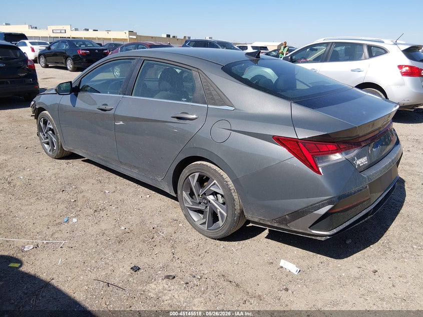 2025 Hyundai Elantra VIN KMHLS4DGXSU034539 IAAI salvage auction — FRONT END, Salvage (Oklahoma), sold $6,400 on 2026-07-17 (photo 3)