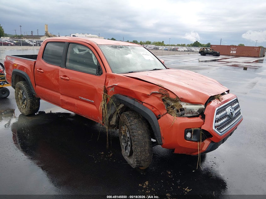 2016 Toyota Tacoma VIN 5TFCZ5AN0GX038341 IAAI salvage auction — FRONT END, Salvage (Illinois), sold $6,200 on 2026-07-21 (photo 1)