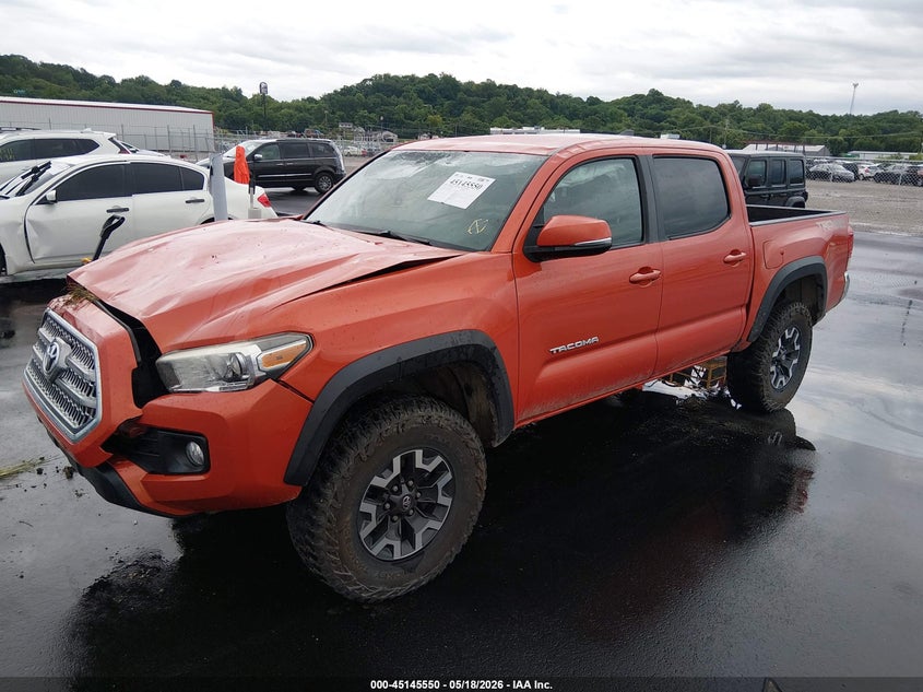 2016 Toyota Tacoma VIN 5TFCZ5AN0GX038341 IAAI salvage auction — FRONT END, Salvage (Illinois), sold $6,200 on 2026-07-21 (photo 2)