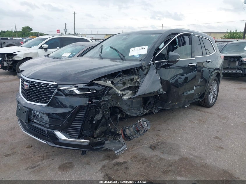 2022 Cadillac Xt6 VIN 1GYKPCRS8NZ179542 IAAI salvage auction — LEFT FRONT, Salvage (Texas), sold $2,450 on 2026-07-09 (photo 2)