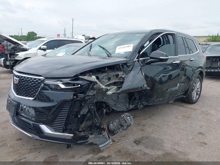 2022 Cadillac Xt6 VIN 1GYKPCRS8NZ179542 IAAI salvage auction — LEFT FRONT, Salvage (Texas), sold $2,450 on 2026-07-09 (photo 6)