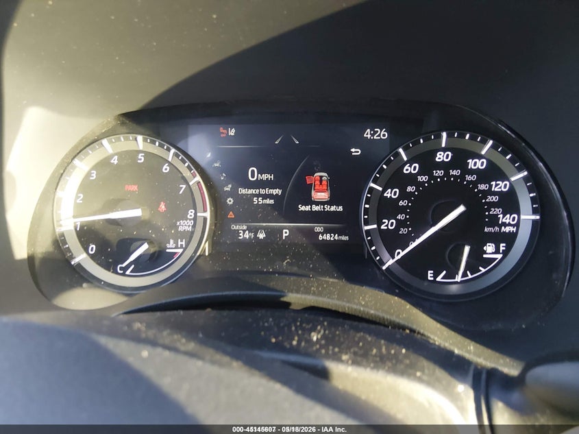 2020 Toyota Highlander VIN 5TDGZRAHXLS003907 IAAI salvage auction — FRONT END, Clear (New Jersey), sold $11,100 on 2026-07-20 (photo 7)