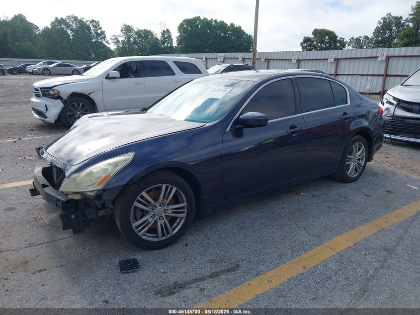 2010 Infiniti G VIN JN1CV6APXAM202614 IAAI salvage auction — RIGHT FRONT, Salvage (Georgia), sold $375 on 2026-07-29 (photo 2)