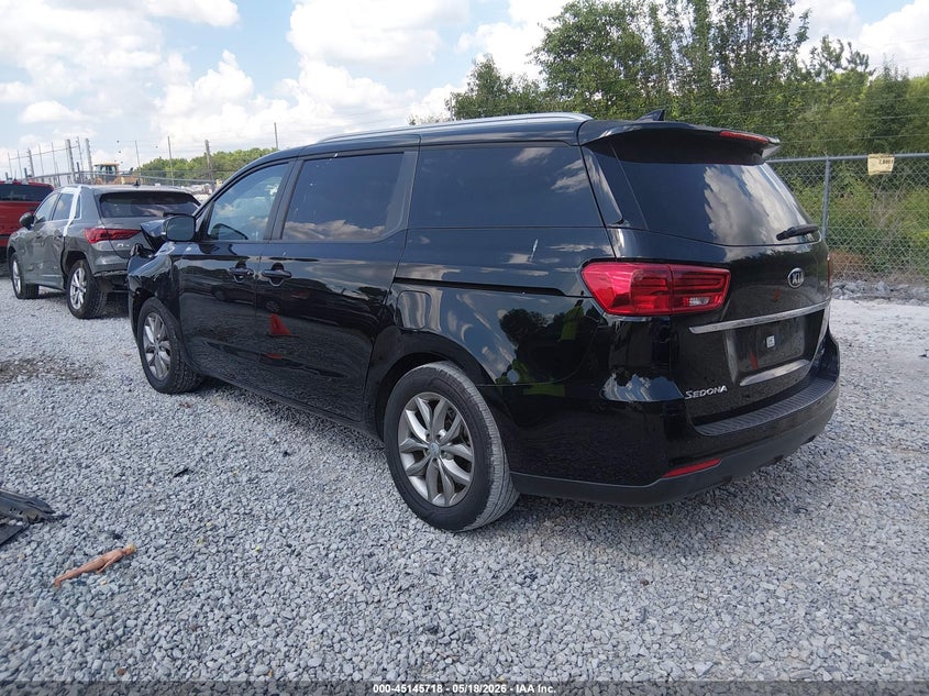 2019 Kia SEDONA VIN KNDMB5C19K6511364 IAAI salvage auction — FRONT END, Salvage (Alabama), sold $1,150 on 2026-07-14 (photo 3)