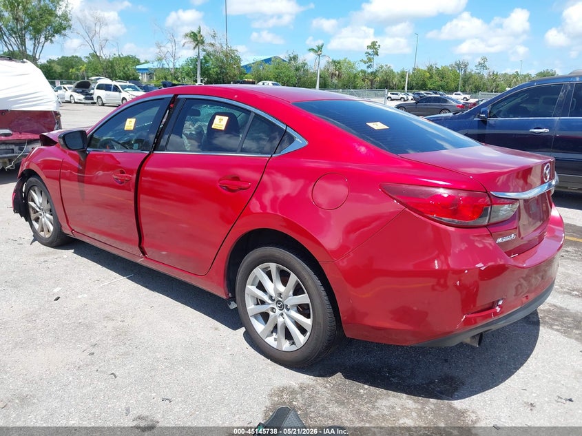 2016 Mazda 6 VIN JM1GJ1U58G1420228 IAAI salvage auction — FRONT END, Rebuildable (Florida), sold $200 on 2026-07-13 (photo 3)