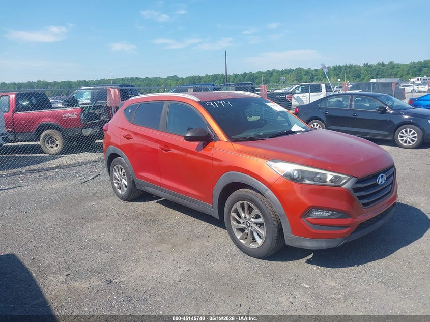 2016 Hyundai Tucson VIN KM8J33A43GU179194 IAAI salvage auction — THEFT, Salvage - Greater Than 75% (Maryland), sold $2,450 on 2026-07-20 (photo 1)