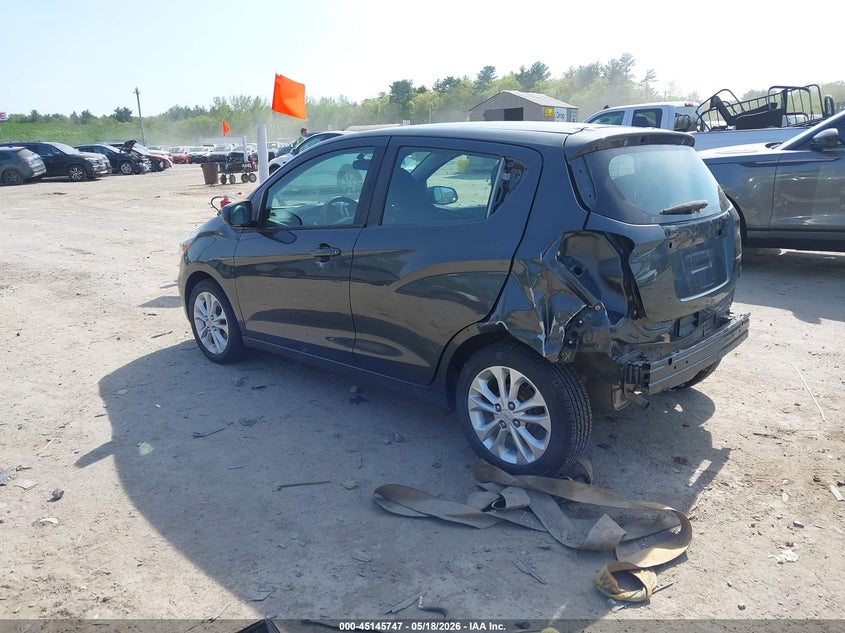 2020 Chevrolet Spark VIN KL8CD6SA7LC421994 IAAI salvage auction — REAR END, Salvage Title, sold $1,550 on 2026-07-30 (photo 3)
