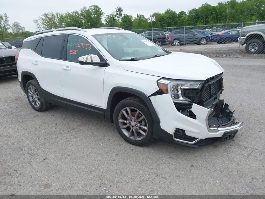 2022 Gmc Terrain VIN 3GKALVEV0NL160486 IAAI salvage auction — FRONT END, Mv-907A (New York), sold $7,150 on 2026-07-28 (photo 1)