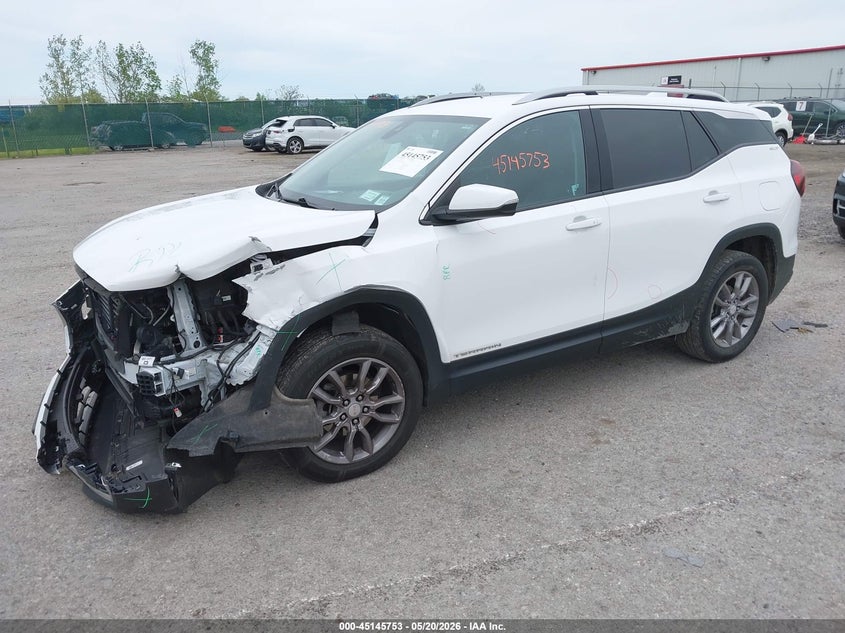 2022 Gmc Terrain VIN 3GKALVEV0NL160486 IAAI salvage auction — FRONT END, Mv-907A (New York), sold $7,150 on 2026-07-28 (photo 2)