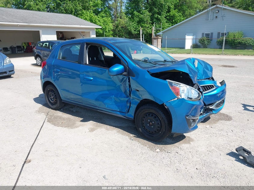 2019 Mitsubishi Mirage VIN ML32A3HJ7KH008401 IAAI salvage auction — RIGHT SIDE, Salvage (Ohio), sold $350 on 2026-07-20 (photo 1)