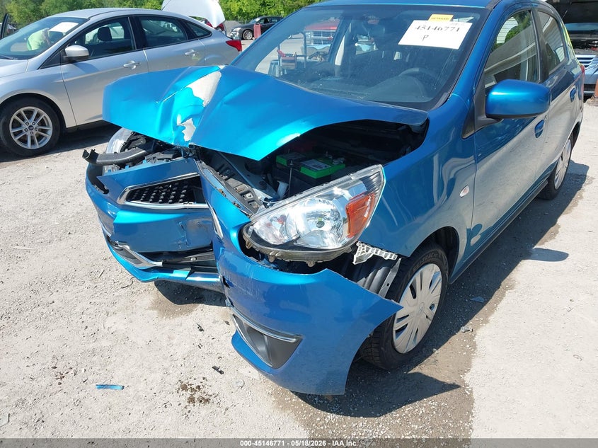 2019 Mitsubishi Mirage VIN ML32A3HJ7KH008401 IAAI salvage auction — RIGHT SIDE, Salvage (Ohio), sold $350 on 2026-07-20 (photo 6)