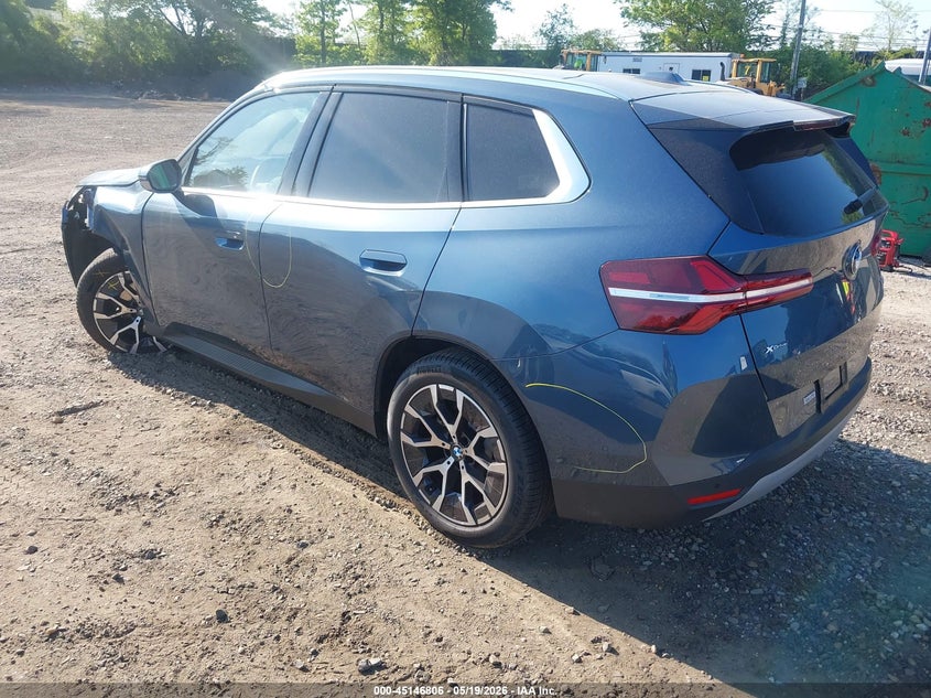 2025 BMW X3 VIN 5UX53GP09S9031210 IAAI salvage auction — FRONT & REAR, Mv-907A (New York), sold $25 on 2026-07-28 (photo 3)