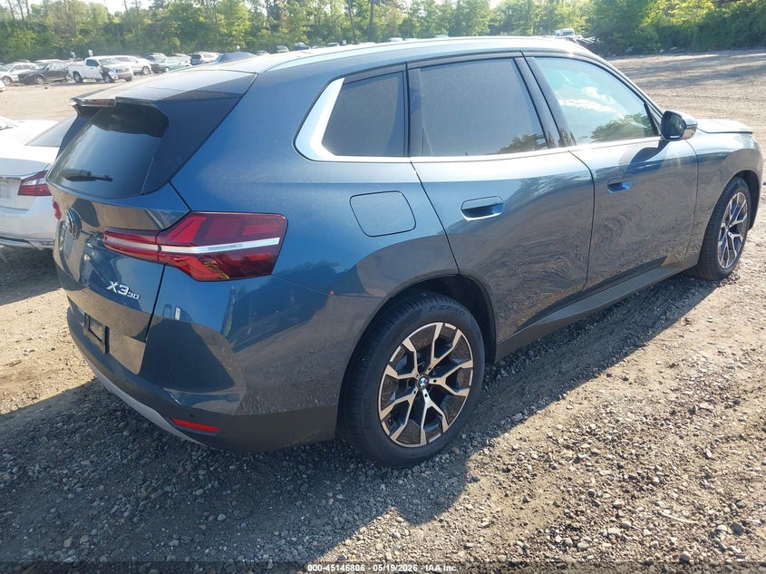 2025 BMW X3 VIN 5UX53GP09S9031210 IAAI salvage auction — FRONT & REAR, Mv-907A (New York), sold $25 on 2026-07-28 (photo 4)