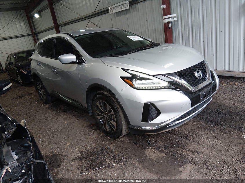 2021 Nissan Murano VIN 5N1AZ2AS7MC125888 IAAI salvage auction — LEFT SIDE, Salvage (Virginia), sold $3,150 on 2026-07-19 (photo 1)