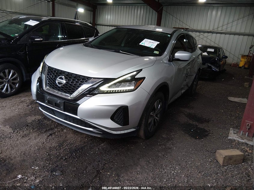 2021 Nissan Murano VIN 5N1AZ2AS7MC125888 IAAI salvage auction — LEFT SIDE, Salvage (Virginia), sold $3,150 on 2026-07-19 (photo 2)