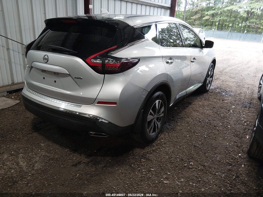 2021 Nissan Murano VIN 5N1AZ2AS7MC125888 IAAI salvage auction — LEFT SIDE, Salvage (Virginia), sold $3,150 on 2026-07-19 (photo 4)