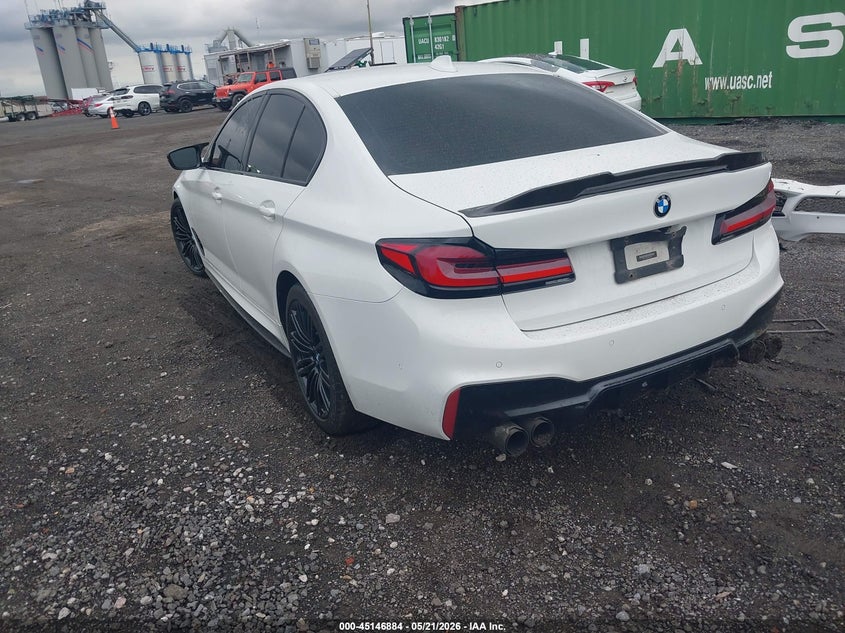 2019 BMW 5er VIN WBAJE7C50KWW20978 IAAI salvage auction — FRONT END, Mv-907A (New York), sold $10,500 on 2026-07-14 (photo 3)