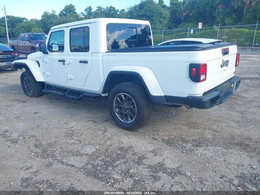 2023 Jeep Gladiator VIN 1C6HJTFGXPL535679 IAAI salvage auction — FRONT END, Certificate Of Destruction (Florida), sold $7,400 on 2026-07-30 (photo 3)