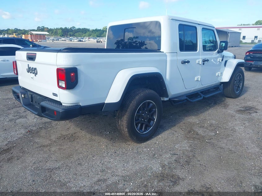 2023 Jeep Gladiator VIN 1C6HJTFGXPL535679 IAAI salvage auction — FRONT END, Certificate Of Destruction (Florida), sold $7,400 on 2026-07-30 (photo 4)
