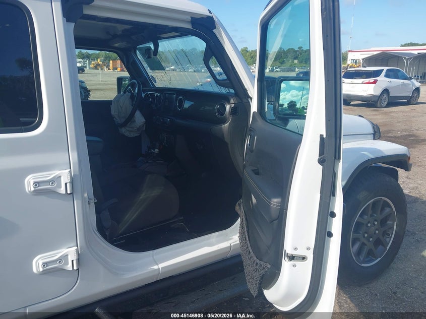 2023 Jeep Gladiator VIN 1C6HJTFGXPL535679 IAAI salvage auction — FRONT END, Certificate Of Destruction (Florida), sold $7,400 on 2026-07-30 (photo 5)