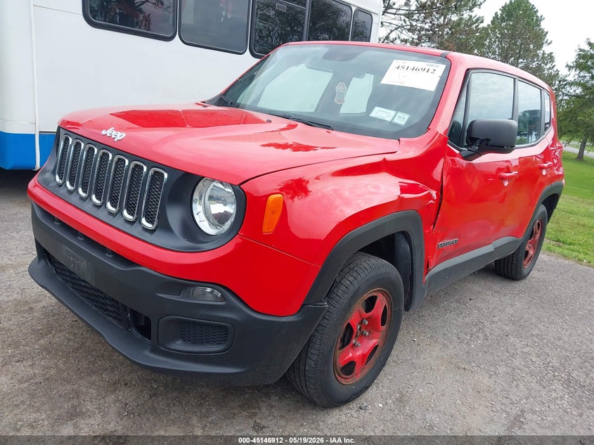 2018 Jeep Renegade VIN ZACCJBAB5JPJ57733 IAAI salvage auction — LEFT & RIGHT, Mv-907A (New York), sold $575 on 2026-07-16 (photo 2)