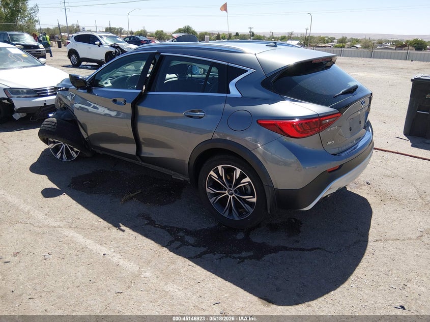 2018 Infiniti Qx30 VIN SJKCH5CR1JA056387 IAAI salvage auction — FRONT END, Salvage (New Mexico), sold $875 on 2026-07-13 (photo 3)