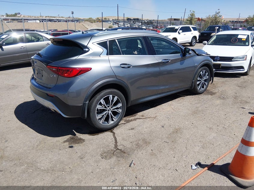 2018 Infiniti Qx30 VIN SJKCH5CR1JA056387 IAAI salvage auction — FRONT END, Salvage (New Mexico), sold $875 on 2026-07-13 (photo 4)