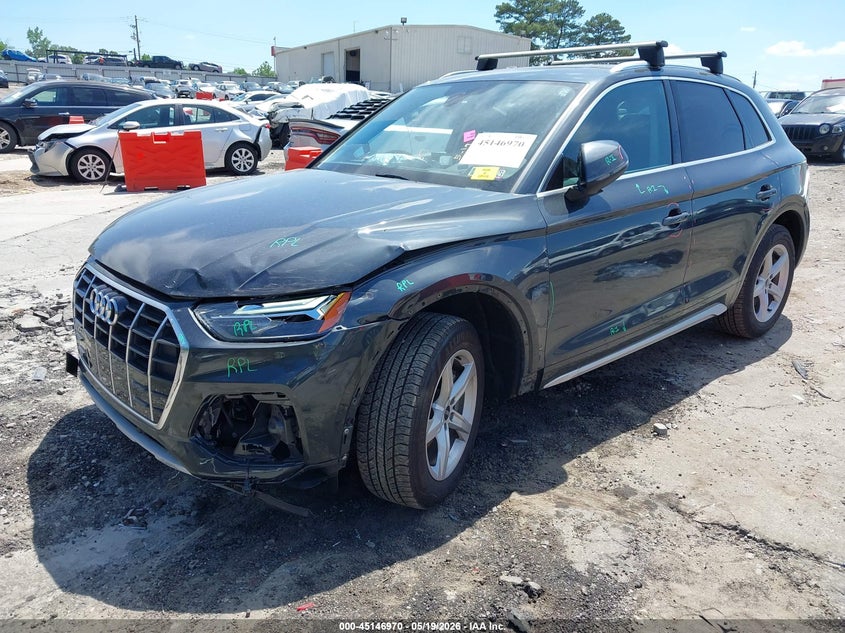 2021 Audi Q5 VIN WA1AAAFY1M2082491 IAAI salvage auction — LEFT FRONT, Salvage (Ohio), sold $7,200 on 2026-08-26 (photo 2)
