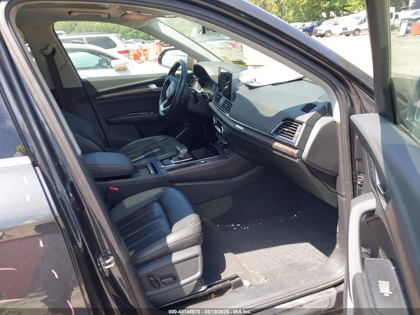 2021 Audi Q5 VIN WA1AAAFY1M2082491 IAAI salvage auction — LEFT FRONT, Salvage (Ohio), sold $7,200 on 2026-08-26 (photo 5)