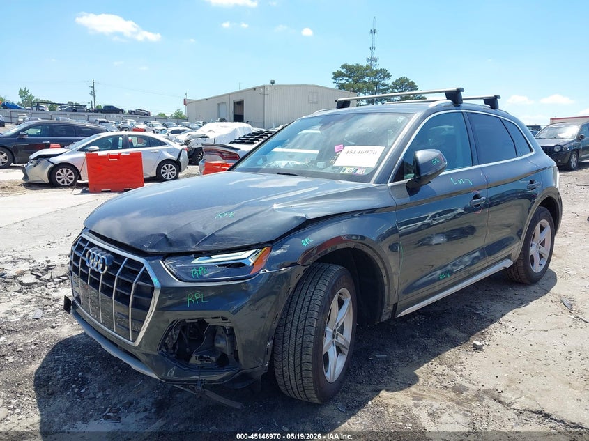 2021 Audi Q5 VIN WA1AAAFY1M2082491 IAAI salvage auction — LEFT FRONT, Salvage (Ohio), sold $7,200 on 2026-08-26 (photo 6)