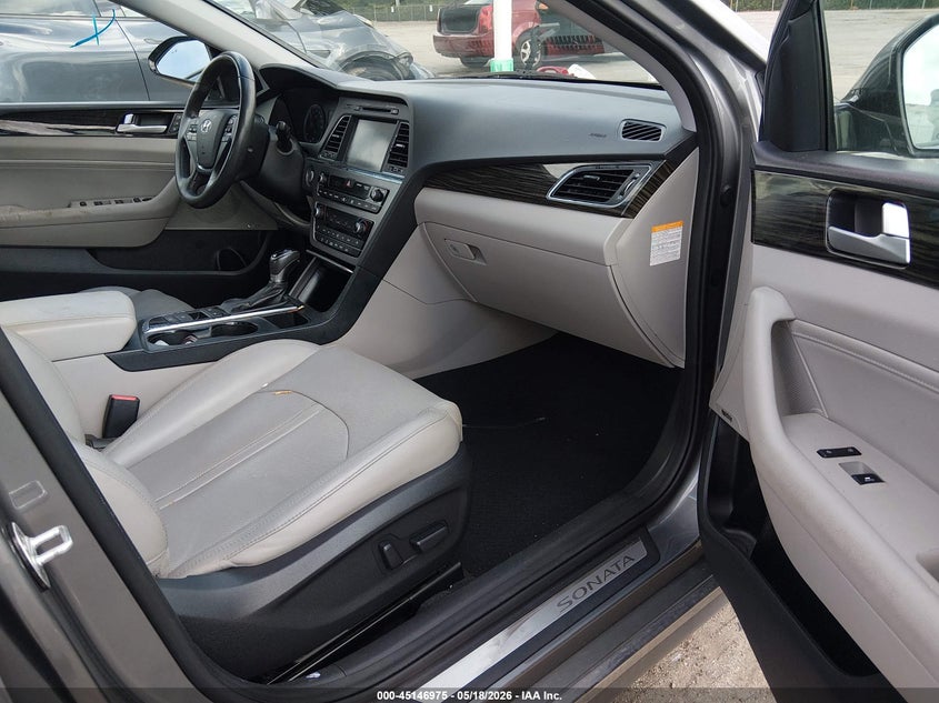 2017 Hyundai Sonata VIN KMHE34L39HA067319 IAAI salvage auction — FRONT END, Rebuildable (Florida), sold $1,750 on 2026-07-15 (photo 5)